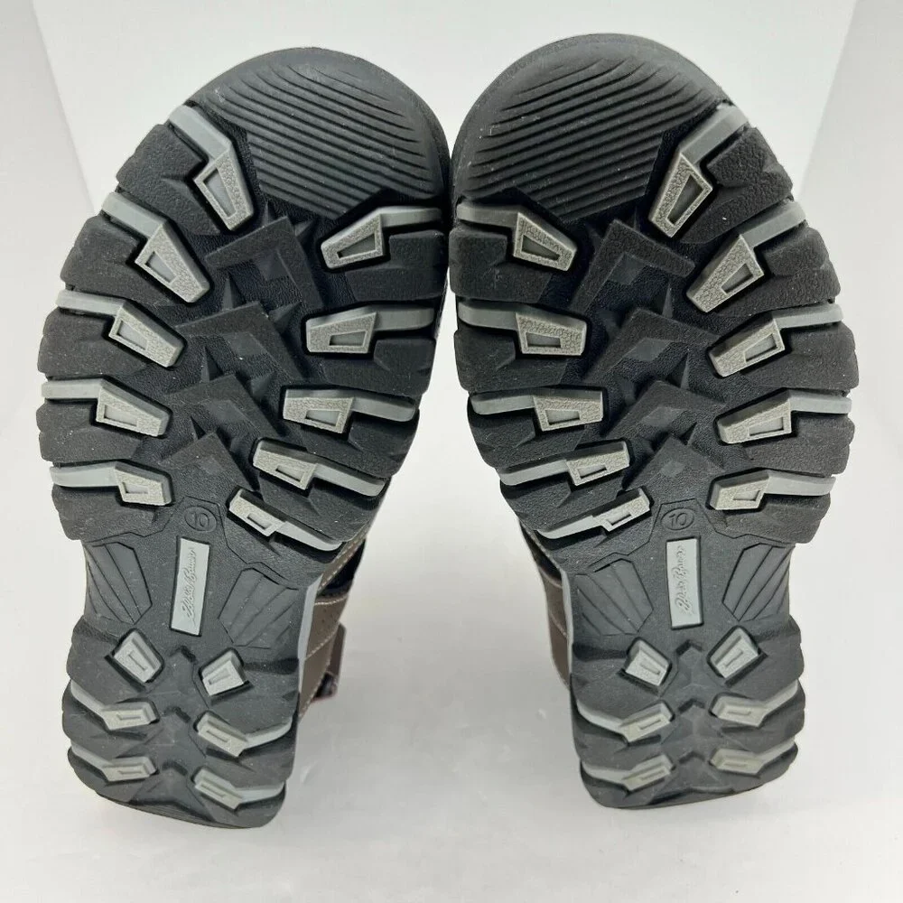 Eddie Bauer Mens Stewart 82131 Brown Black Lace Up Round Toe Size 10M Sandals